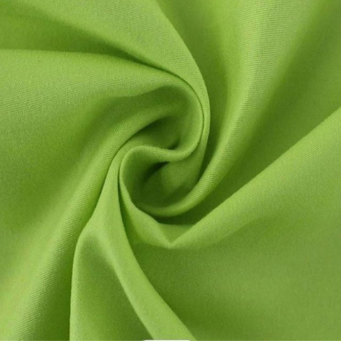 Tissu en microfibre de peau de pêche extensible en polyester recyclé 75D, évacuant l'humidité, à séchage rapide, pour shorts de plage, 100 g/m²