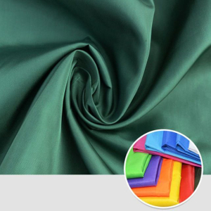 230T PLAIND teint 75D Stocklots 90gsm Poly Clothing Sac Backpack Pocket doublure en tissu taffetas