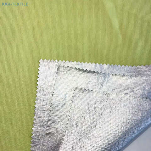 Tissu Ripstop en nylon argenté 20D résistant aux UV