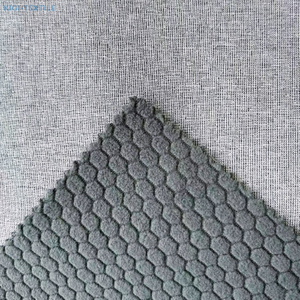 Tissu stratifié à spandex en polyester cationique - 3 diamants en molleton polaire softshell