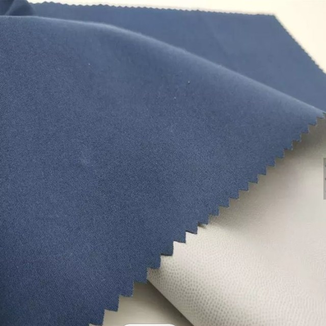 Tissu pongé imperméable en polyester recyclé à 100 %, revêtement TPU, vente en gros