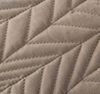 Herringbone 100% coton-polyester tissu matelassé