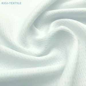 Tissu maille 100 polyester à séchage rapide, anti-UV 50+, tricot trame