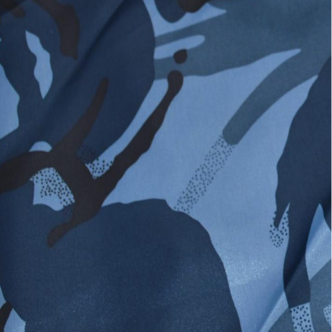 Tissu imperméable sans fluor en polyester recyclé Oxford camouflage imprimé par transfert
