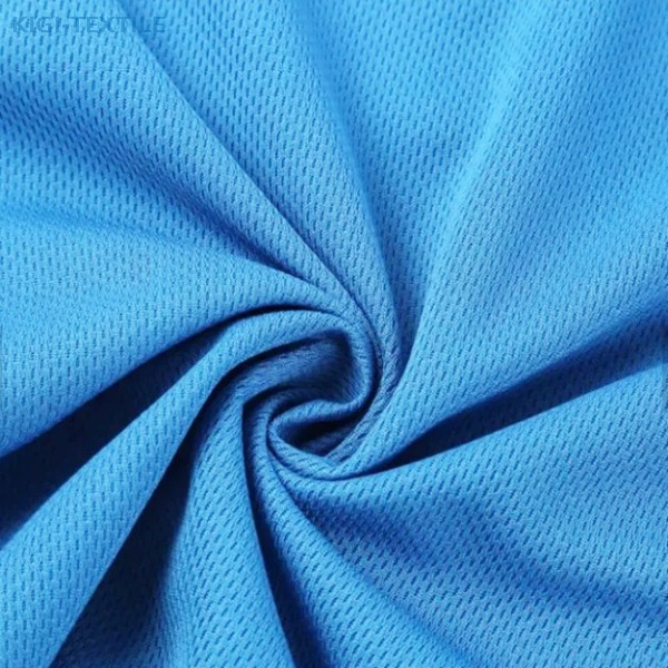 Tissu de maille de spandex de polyester d'absorption d'humidité à séchage rapide