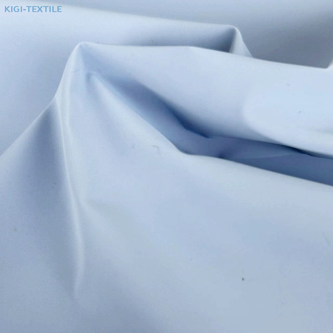 Tissu tricoté recyclé collé par pongé en polyester 50D recyclé 