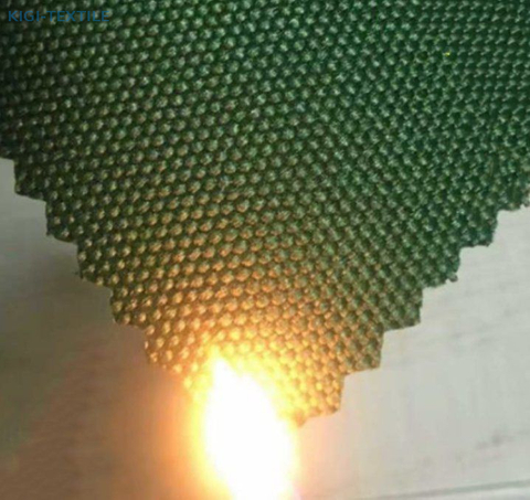 Tissu ignifuge résistant au feu de sac de tentes enduit par unité centrale 1000D